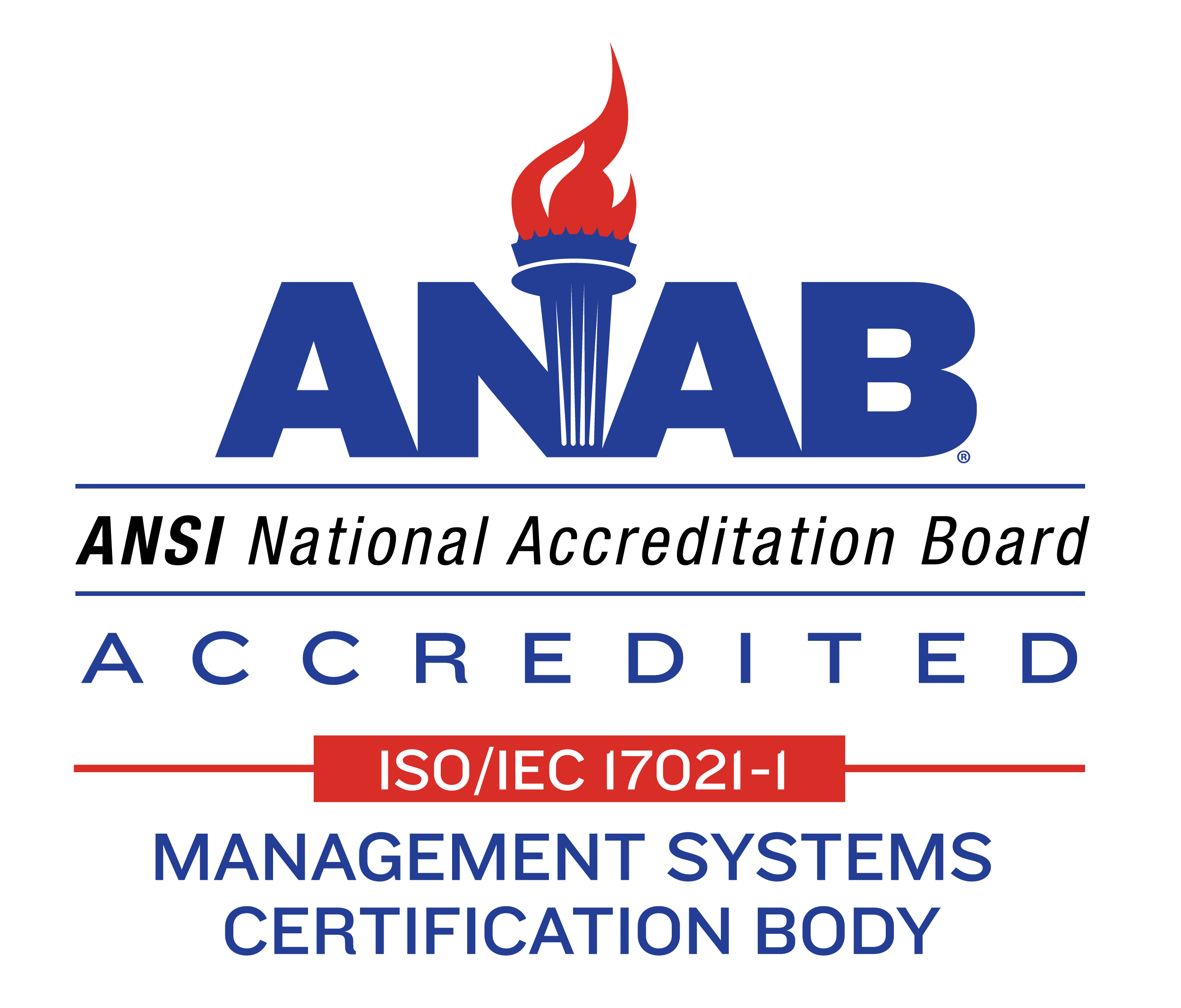 ANAB Accredited logo - color